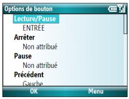 PALM TREO 500 - Personnalisation de windows media player mobile - 6