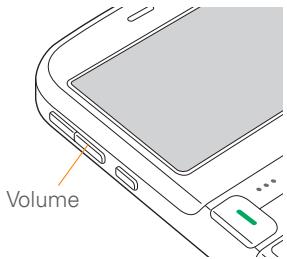 PALM TREO 500 - Réglage du volume - 1