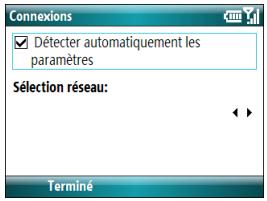 PALM TREO 500 - Personnalisation de vos paramètres internet explorer mobile - 2