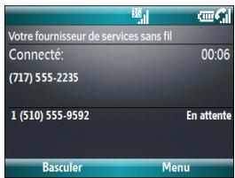 PALM TREO 500 - Émission d'un double appel - 1