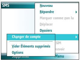 PALM TREO 500 - Sélection d'éléments de menu - 2