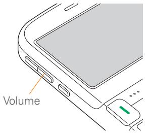 PALM TREO 500 - Réglage du volume des appels et des sonneries - 1