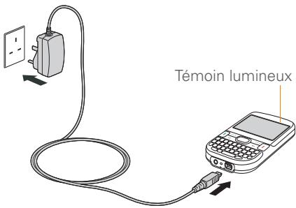 PALM TREO 500 - Charge de la batterie - 1