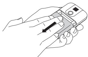 PALM TREO 500 - Insertion de la carte SIM et de la batterie - 1