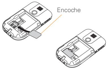 PALM TREO 500 - Insertion de la carte SIM et de la batterie - 2