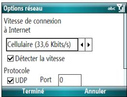 PALM TREO 500 - Personnalisation de windows media player mobile - 3