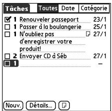 PALM TREO 650 ORANGE - Ajout d'une tâche - 1