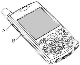 PALM TREO 650 ORANGE - Réglage du volume - 1