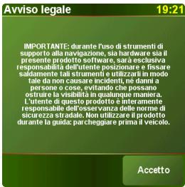 PALM GPS NAVIGATOR 3301 - Completure l'impostazione del software NAVIGATOR - 3