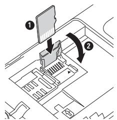 PALM TREO 500V VODAFONE - Inserting and removing expansion cards - 2