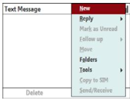 PALM TREO 500V VODAFONE - Selecting menu items - 1