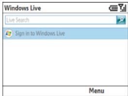 PALM TREO 500V VODAFONE - Setting up Windows Live Mail - 1
