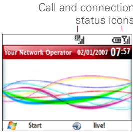 PALM TREO 500V VODAFONE - Using your Homescreen - 1