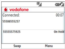 PALM TREO 500V VODAFONE - Making a second call - 1