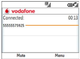 PALM TREO 500V VODAFONE - What can I do during a call? - 1
