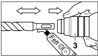 KRESS PK 450 HM - Werkzeug einsetzen - 1