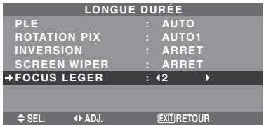 NEC 42XM5 - Pour sélectionner “MARCHE” pour le “temps FONCT. - 1