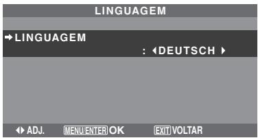 NEC 42XM5 - Menu de definições de linguagem Definir a linguagem dos menus - 1