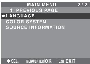 NEC 42XM5 - Menu Operations - 3