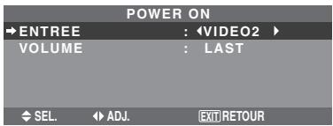 NEC 42XM5 - Réglage du mode power on - 1