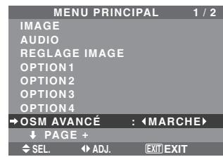 NEC 42XM5 - Passage au mode menu - 2