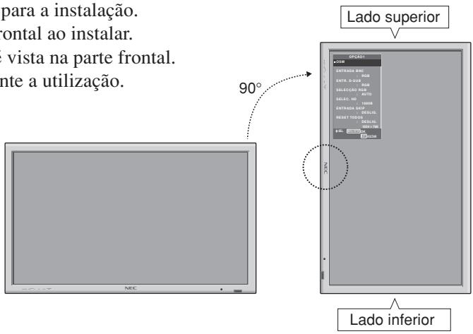 NEC 42XM5 - Como utiliser o controle remoto Instalação e substituição das baterias - 4