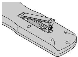 NEC 42XM5 - Có como emplear el mando a distancia Instalación y cambio de pilas - 3