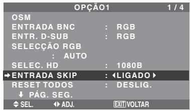 NEC 42XM5 - Definir a Entrada Skip - 1