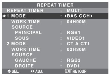NEC 42XM5 - Réglages MULTI - 1
