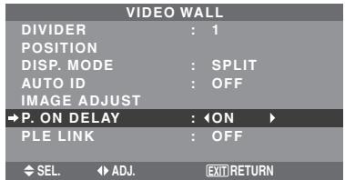 NEC 42XM5 - ON DELAY (Power on delay) - 1