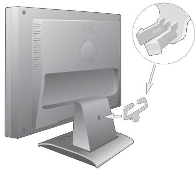 NEC LCD52V - To attach the Base to the LCD Stand: - 2