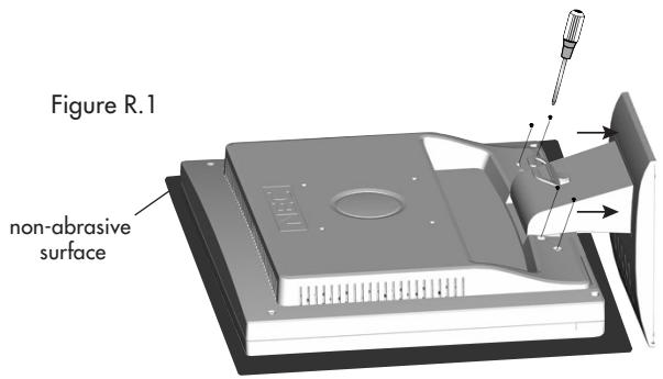 NEC LCD52V - Remove Monitor Stand for Mounting - 1