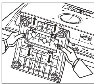 NEC LCD52V - Enlever la base - 1