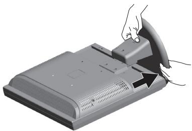 NEC LCD73VXM - como quitar el soporte del monitor para el montaje - 1