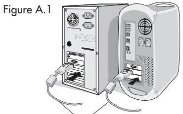 NEC LCD73VXM - Pour raccorder le moniteur LCD au système, suivez les directives ci-dessous: - 1