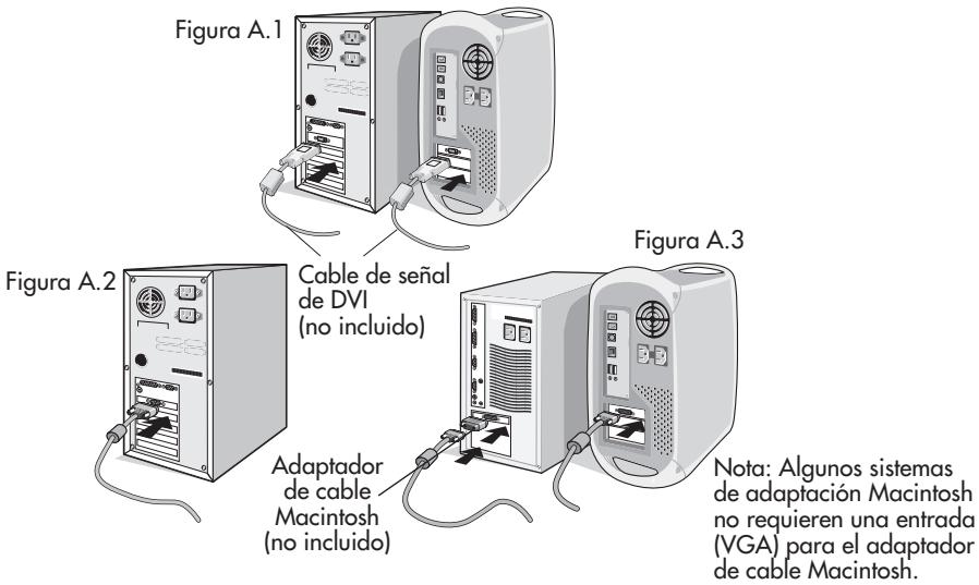NEC LCD73VXM - Para conectar el monitor LCD a su sistemas, siga estas instrucciones: - 1