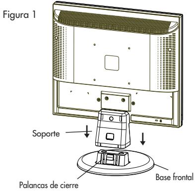 NEC LCD73VXM - Para conectar la base al soporte del LCD: - 1