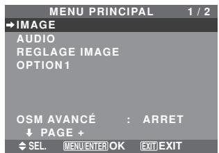 NEC PX-50XM6A - Opérations de menu - 2