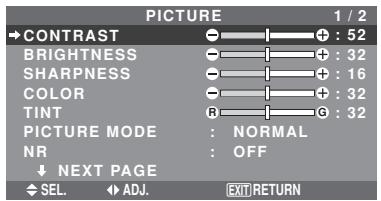NEC PX-50XM6A - Menu Operations - 4