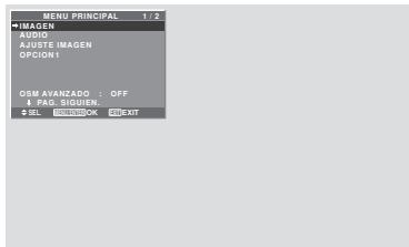 NEC PX-50XM6A - Funciones de Menu - 1