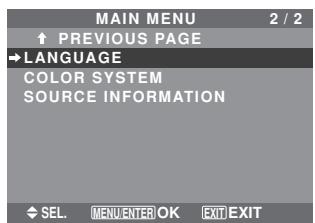 NEC PX-50XM6A - Menu Operations - 3
