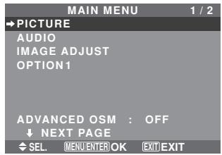 NEC PX-50XM6A - Menu Operations - 2