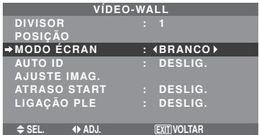 NEC PX-50XM6A - Definições de POSICÇÃO DE VÍDEO-WALL. - 1