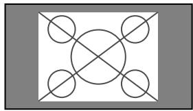 NEC PX-50XM6A - Quando "TAM. IMAGEM" está definido para "DESLIG." - 1