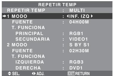 NEC PX-50XM6A - - Configuración de MULTI - 1