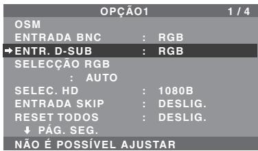 NEC PX-50XM6A - Verificar o sinal a ser Transmitido para o terminal RGB1 - 1