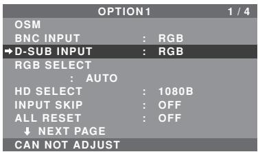 NEC PX-50XM6A - Checking the signal being transmitted to RGB1 terminal - 1