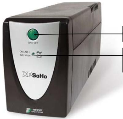 INFOSEC 650 XP SOHO - FRONT PANEL - 1