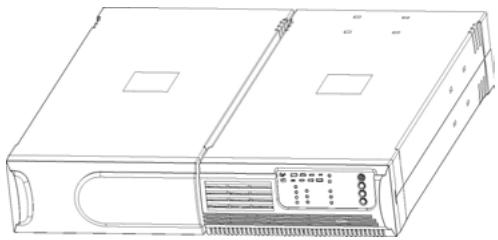 INFOSEC E 3 RM - - The UPS and its battery pack can be placed in rack form - 1