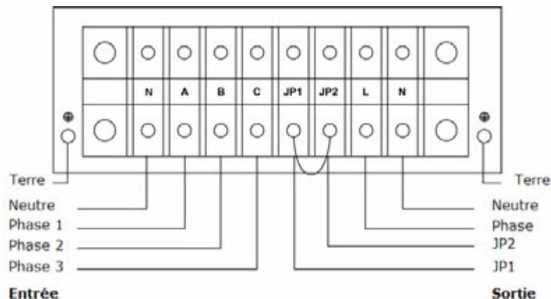 INFOSEC E4 S TM 15K - Câblage des e/s du bornier de l'e⁴ s TM 10K - 1